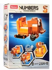 Конструктор Sluban Numbers 2 в 1 110 деталей М38-В0819F