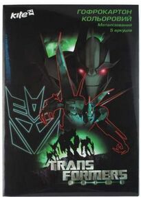 кольоровий картон а4 5 аркушів TF13-258K гофрований метал Kite