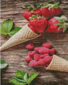 Алмазна мозаїка 30х40 KB060 Літній натюрморт "Strateg"