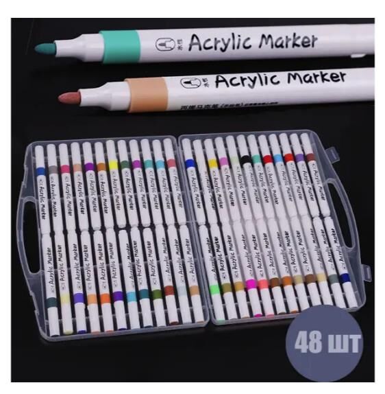 Набір скетч маркерів акрилових 48 кольорів M6131-48 Aodemei в пластиковій упаковці Ціна (цена) 219.90грн. | придбати  купити (купить) Набір скетч маркерів акрилових 48 кольорів M6131-48 Aodemei в пластиковій упаковці доставка по Украине, купить книгу, детские игрушки, компакт диски 0