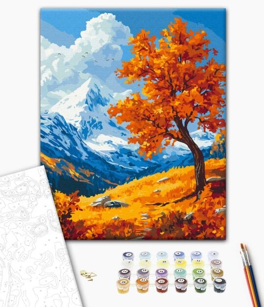 Розпис по номерах 40х50 BS54396 Осінній краєвид brushme Брашми Ціна (цена) 176.30грн. | придбати  купити (купить) Розпис по номерах 40х50 BS54396 Осінній краєвид brushme Брашми доставка по Украине, купить книгу, детские игрушки, компакт диски 1