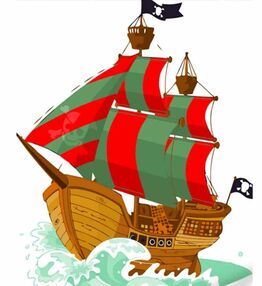 Розпис по номерах 30х40 SS-6686 Корабель у морі "Strateg"