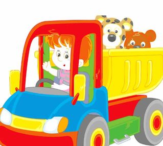 Розпис по номерах 30х40 SS-6702 Причеп зі звірями "Strateg"