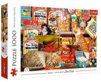 пазли 1000 елементів котячі солодощі Trefl 10630