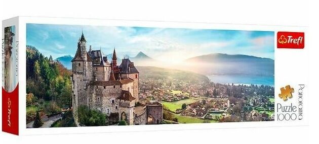 пазли 1000 елементів панорама замок ментон франція Trefl 29055