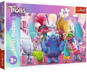 пазли 24 елемента MAXI у світі тролів Trefl 14359