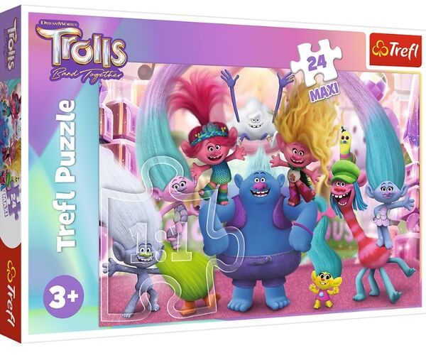 пазли 24 елемента MAXI у світі тролів Trefl 14359 Ціна (цена) 232.70грн. | придбати  купити (купить) пазли 24 елемента MAXI у світі тролів Trefl 14359 доставка по Украине, купить книгу, детские игрушки, компакт диски 0