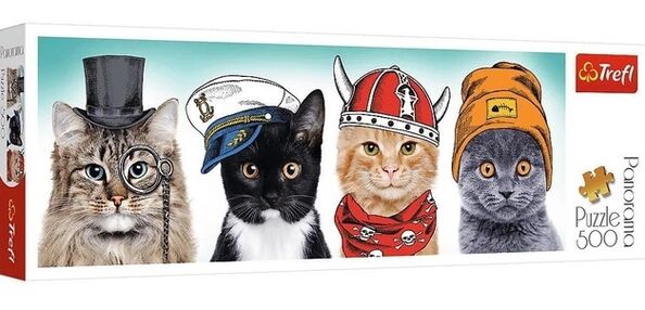 пазли 500 елементів панорама пухнаста команда Trefl 29504