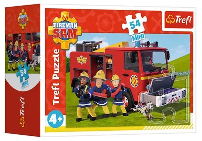 Пазли 54 елемента міні пожежне авто пожежник сем Trefl 19760
