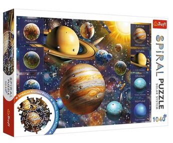 пазли 1040 елементів спіральні пазли сонячна система Trefl 40013