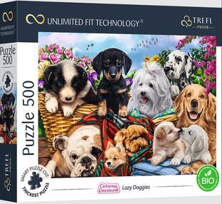 пазли 500 елементів милі песенята безмежна колекція Trefl 37464