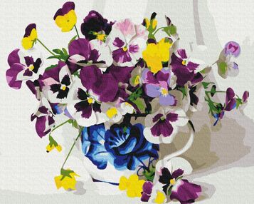Розпис по номерах 40х50 BS29810 Фіалки brushme Брашми