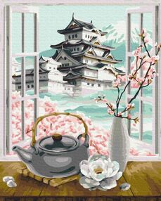 Розпис по номерах 40х50 BS51499 Чайна церемонія brushme Брашми