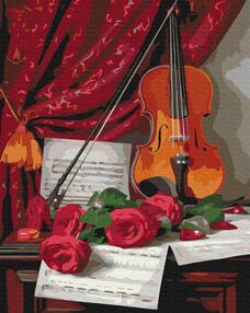 Розпис по номерах 40х50 BS51565 Музика квітів brushme Брашми