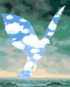 Розпис по номерах 40х50 BS52384 Велика сім'я Рене Магрітт brushme Брашми