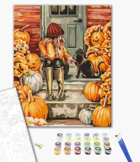 Розпис по номерах 40х50 BS52745 Осінь на порозі brushme Брашми Ціна (цена) 148.50грн. | придбати  купити (купить) Розпис по номерах 40х50 BS52745 Осінь на порозі brushme Брашми доставка по Украине, купить книгу, детские игрушки, компакт диски 1