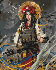 Розпис по номерах 40х50 BS53113 На захисті свободи brushme Брашми