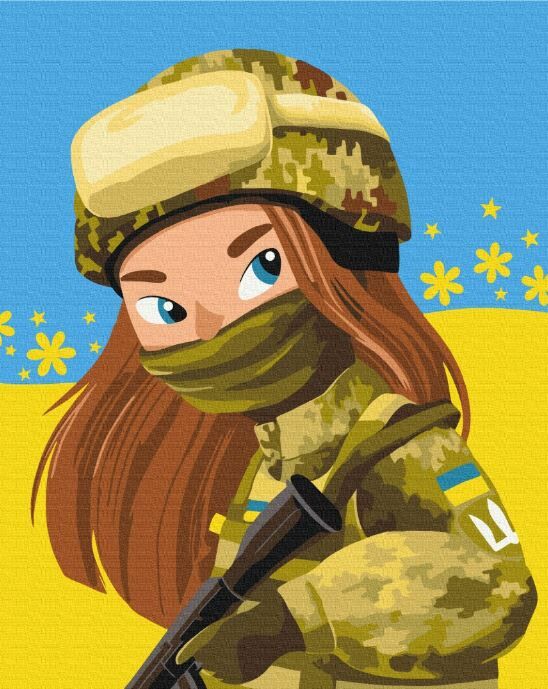 Розпис по номерах 40х50 BS53173 Дівчата з ЗСУ brushme Брашми Ціна (цена) 148.50грн. | придбати  купити (купить) Розпис по номерах 40х50 BS53173 Дівчата з ЗСУ brushme Брашми доставка по Украине, купить книгу, детские игрушки, компакт диски 0