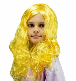 Карнавальна перука 4502- жовта