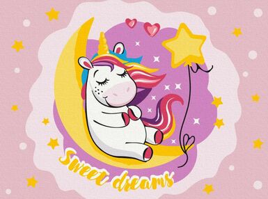 Розпис по номерах 30х40 KBS0109 Мрія єдинорога brushme Брашми