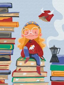 Розпис по номерах 30х40 KBS0122 Книжкова фея brushme Брашми