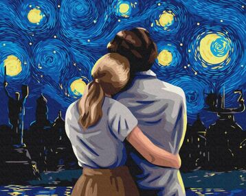 Розпис по номерах 40х50 BS53492 Погляд в київську ніч brushme Брашми