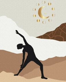 Розпис по номерах 40х50 BS53676 Мистецтво гармонії №2 brushme Брашми