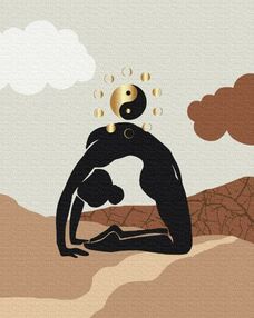 Розпис по номерах 40х50 BS53677 Мистецтво гармонії №1 brushme Брашми