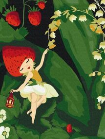 Розпис по номерах 30х40 KBS0118 Фея Суничка brushme Брашми