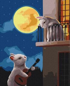 Розпис по номерах 40х50 BS53514 Місячна серенада brushme Брашми