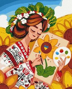 Розпис по номерах 40х50 BS53637 Українська творчість brushme Брашми