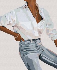 Розпис по номерах 40х50 BS53679 Стильна гармонія brushme Брашми