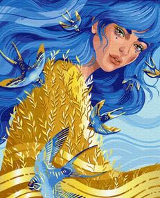 Розпис по номерах 40х50 BS53735 Вона - Україна brushme Брашми