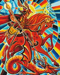 Розпис по номерах 40х50 BS53763 Змієборець brushme Брашми