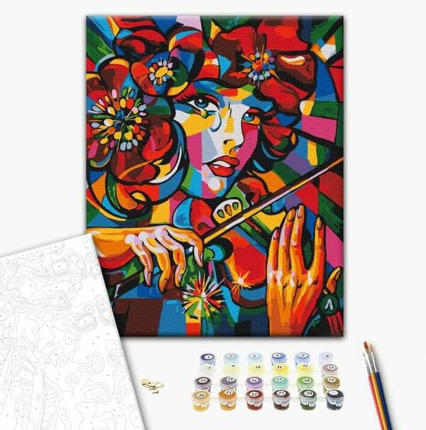 Розпис по номерах 40х50 BS53764 Мелодія душі brushme Брашми Ціна (цена) 176.90грн. | придбати  купити (купить) Розпис по номерах 40х50 BS53764 Мелодія душі brushme Брашми доставка по Украине, купить книгу, детские игрушки, компакт диски 1