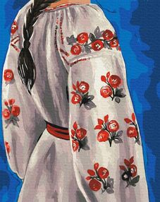 Розпис по номерах 40х50 BS53771 Вишиванка brushme Брашми