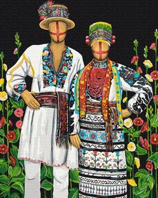 Розпис по номерах 40х50 BS53785 Подружжя brushme Брашми