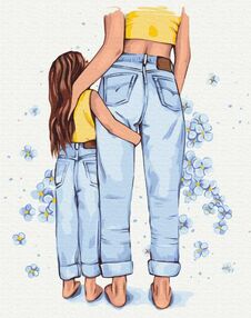 Розпис по номерах 40х50 BS53797 Мамин стиль brushme Брашми