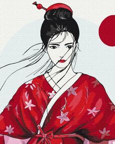 Розпис по номерах 40х50 BS53798 Гейша brushme Брашми