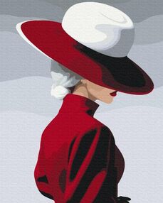 Розпис по номерах 40х50 BS53811 Червоний оксамит brushme Брашми