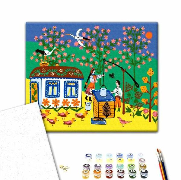 Розпис по номерах 50х60 BS53654L Біля криниці brushme Брашми Ціна (цена) 284.90грн. | придбати  купити (купить) Розпис по номерах 50х60 BS53654L Біля криниці brushme Брашми доставка по Украине, купить книгу, детские игрушки, компакт диски 1