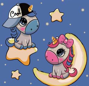 Розпис по номерах 30х30 ES008 Нічна прогулянка "Strateg"