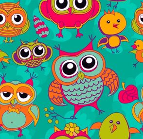 Розпис по номерах 30х30 ES164 Різнокольорові птахи "Strateg"