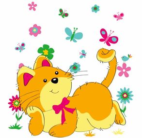 Розпис по номерах 30х30 ES173 Грайливе котеня "Strateg"