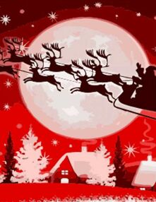 Розпис по номерах 30х40 SS-6831 Олені "Strateg"