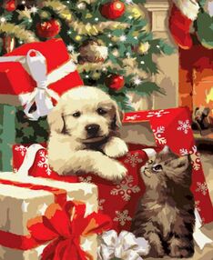 Розпис по номерах 40х50 GS1545 Цуценя "Strateg"