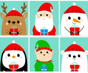 Розпис по номерах 40х50 GS1562 Новорічна компанія 2 "Strateg"