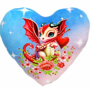 мяка іграшка сердечко дракоша 1 00229-01