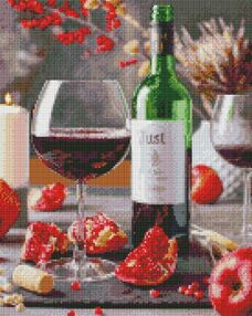 Алмазна мозаїка 40х50 АМО7500 Гранатова насолода "Ідейка"