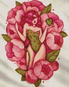 Алмазна мозаїка 40х50 АМО7615 Ніжність весни "Ідейка"